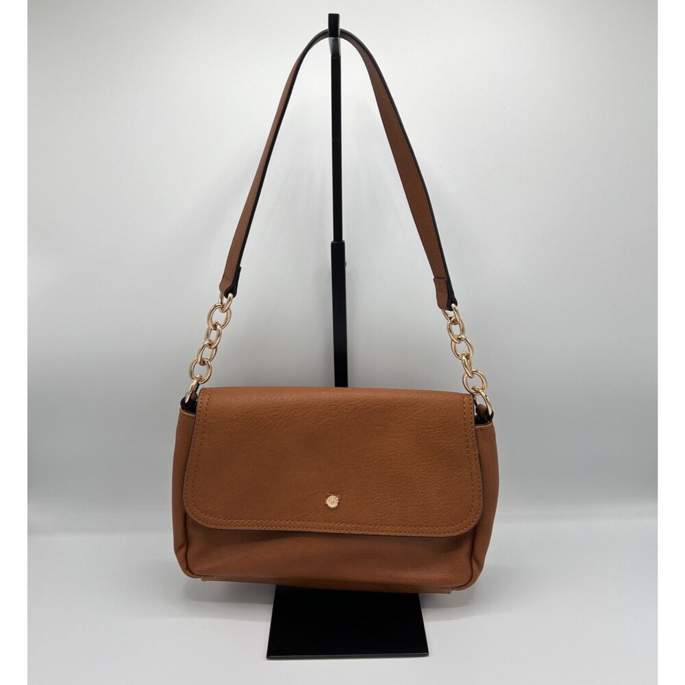 NWOT Lauren Conrad Haddie Knot Shoulder Bag/Crossbody Brown/Gold